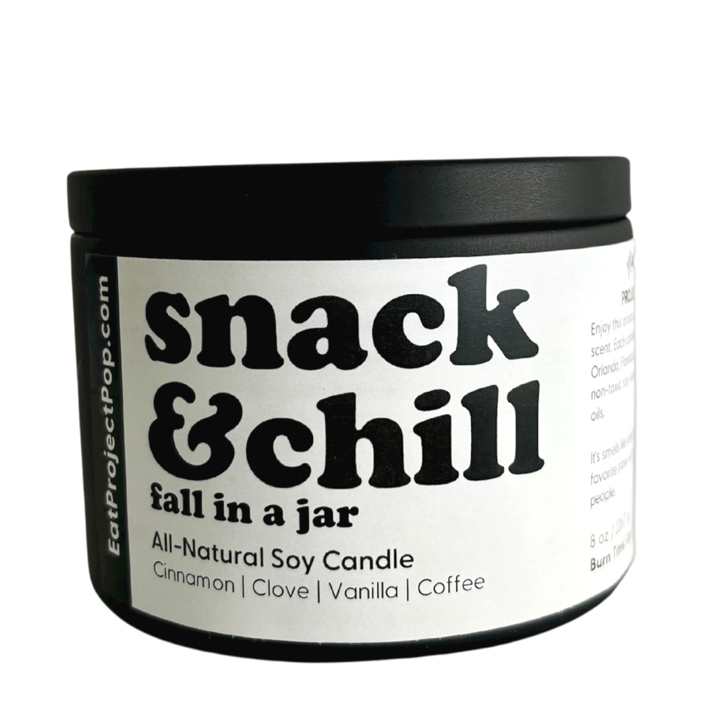 Snack + Chill Candle: Fall In A Jar (Shipping Included)